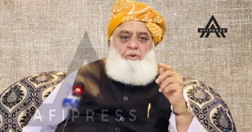 Maulana Fazal Rehman latest News